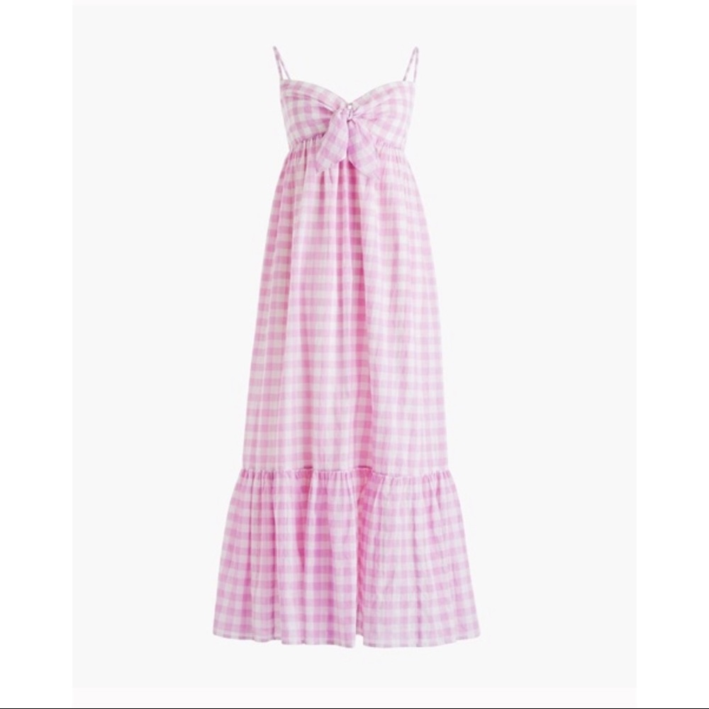 J CREW Gingham Beach Dress